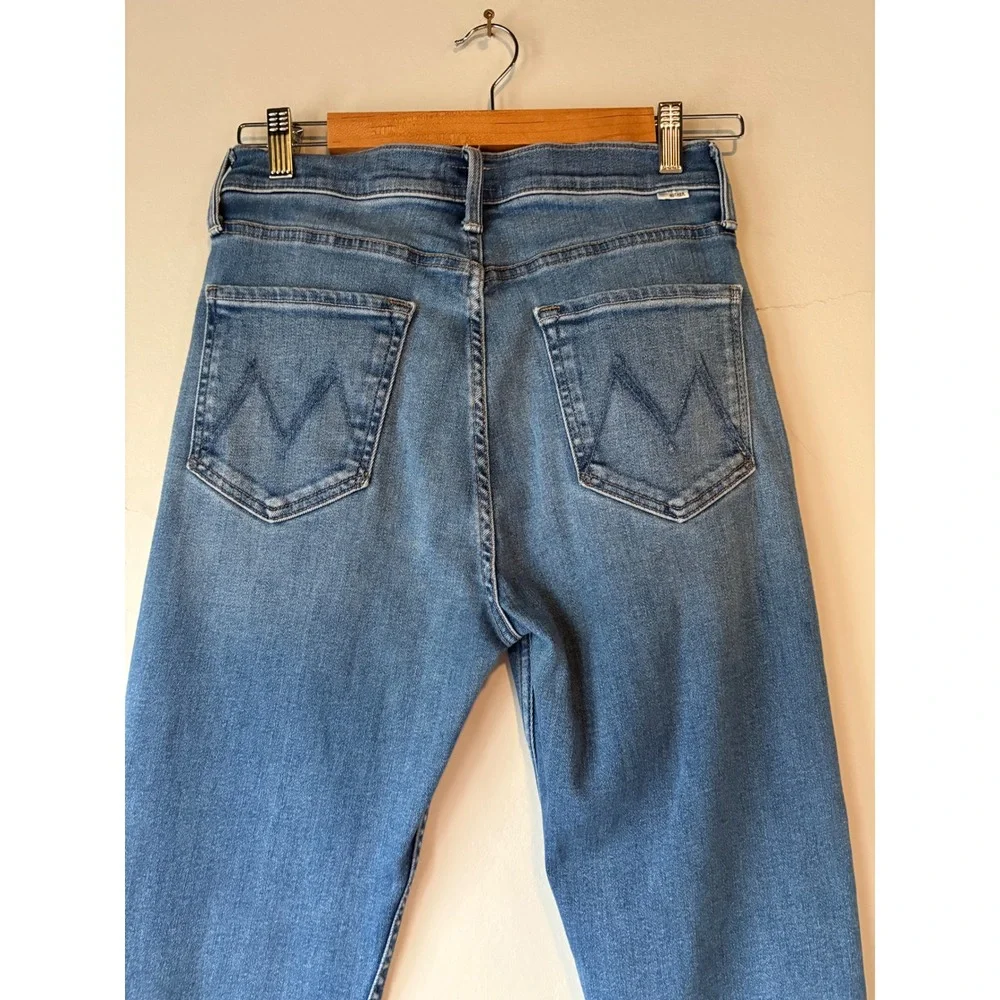 MOTHER High Waisted Rider Skimp Jeans Blue Size 26